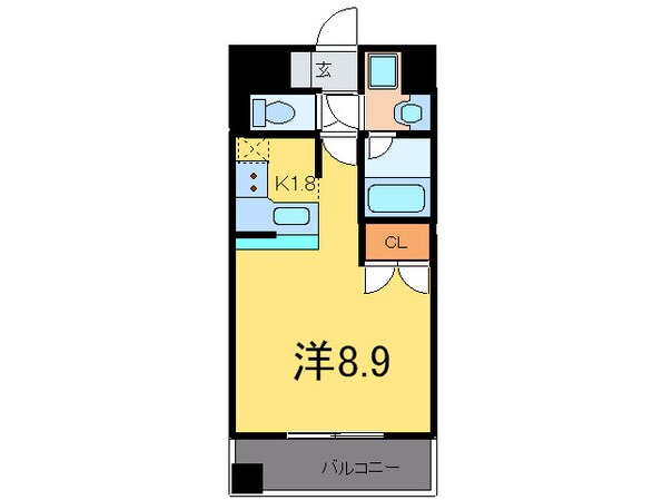 メイプルコ－ト布池の物件間取画像